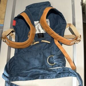 Sakura Bloom Scout Linen 7-45 Blue Brown | as is see details